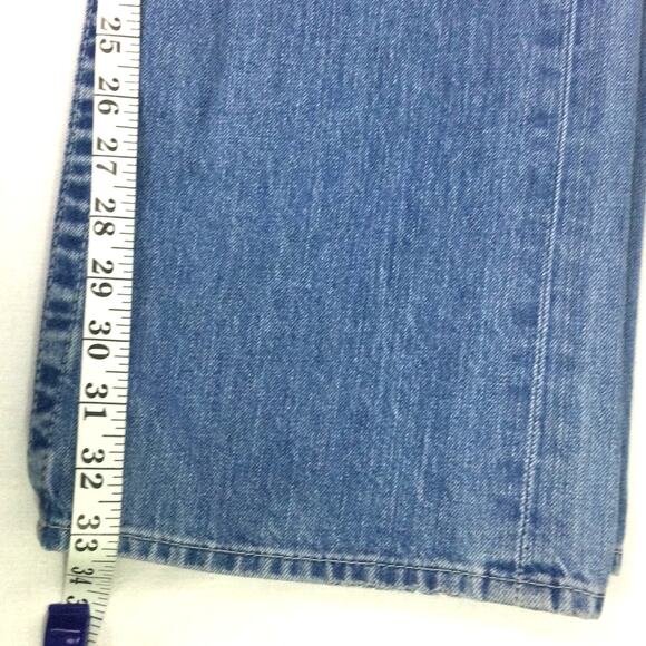 True Religion Men's Flap Pocket Light Wash Straight Leg Blue Jeans Size 38 - Picture 12 of 12